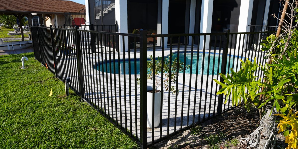 Aluminum Pool Fence Installation